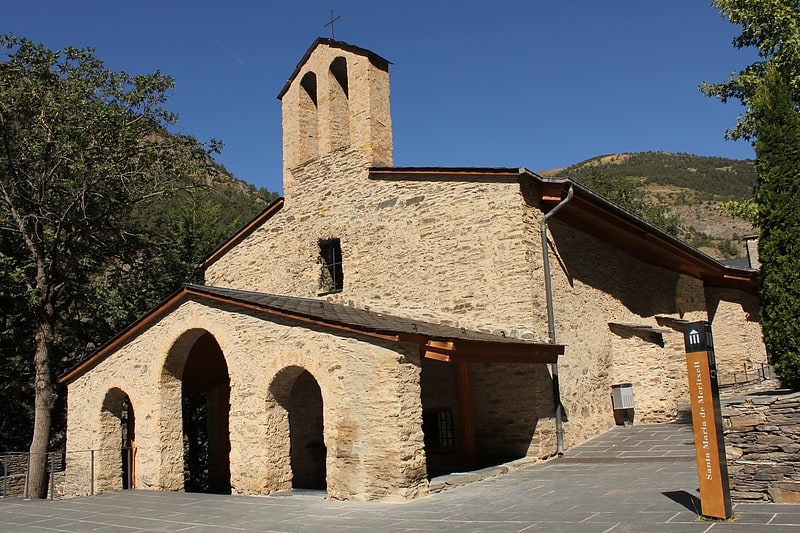 Catholic church in Meritxell, Andorra