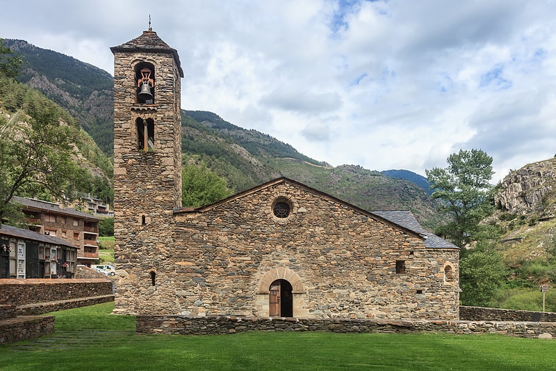 Catholic church in La Cortinada, Andorra