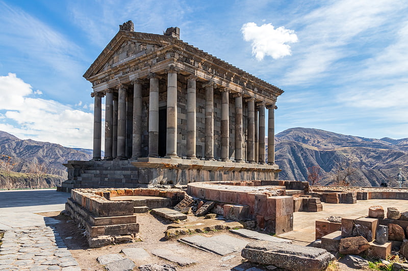 Historische Sehenswürdigkeit im Garni, Armenien