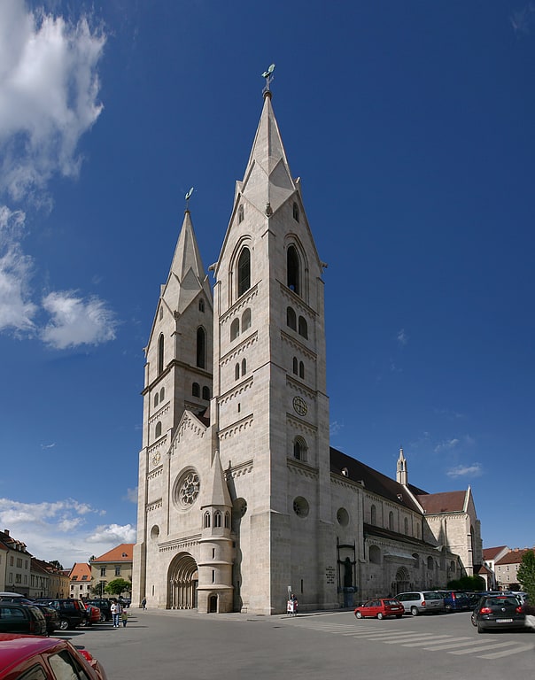 Catholic church in Wiener Neustadt, Austria