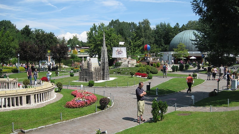 Amusement park in Klagenfurt, Austria