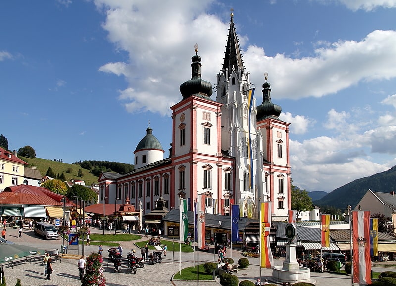 Church building in Mariazell, Austria