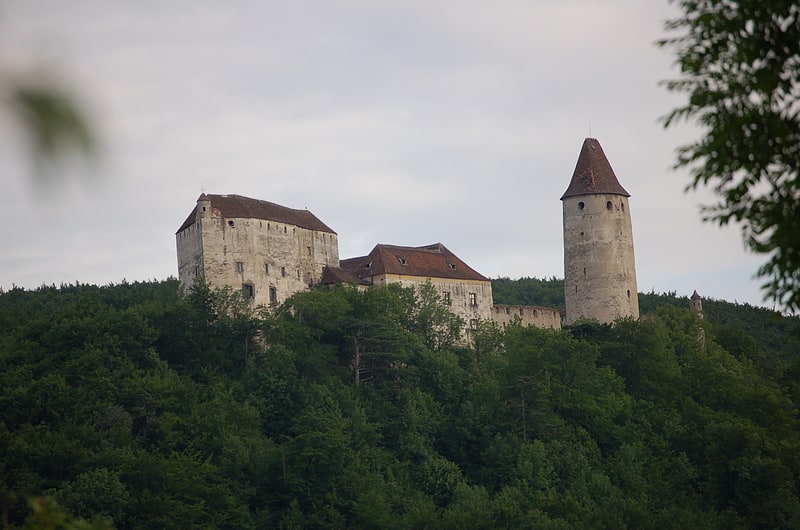 Schloss in Seebenstein, Österreich