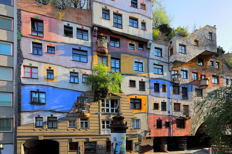 Apartmenthaus in Wien, Österreich