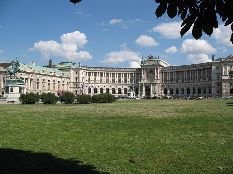 Plaza in Vienna, Austria
