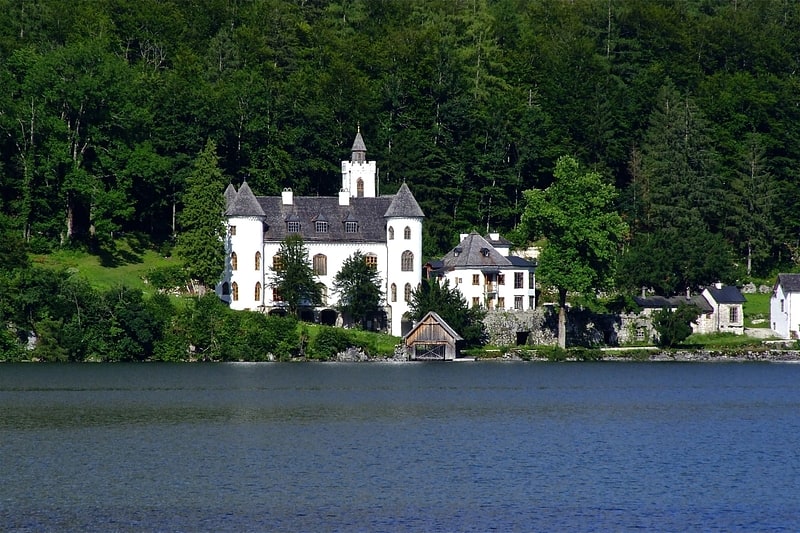 Schloss in Obertraun, Österreich