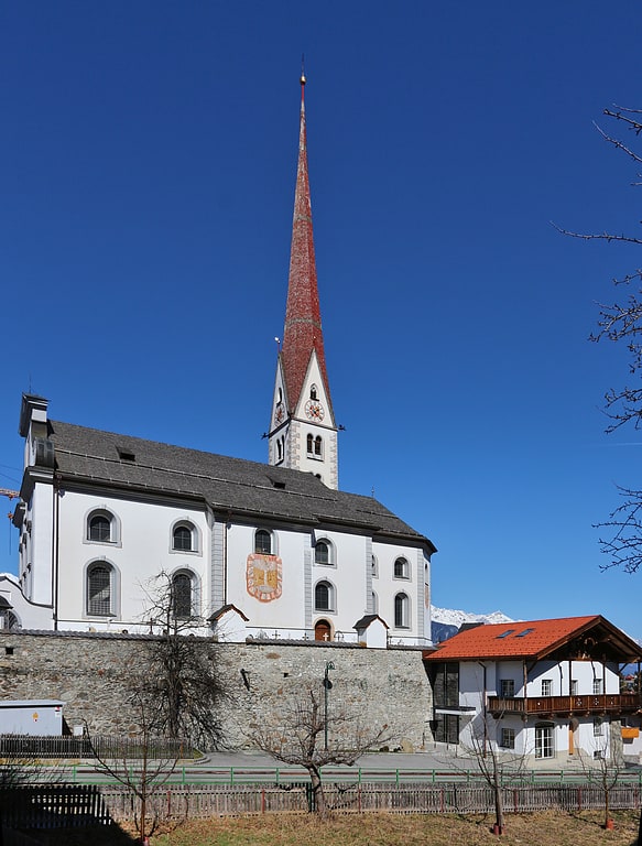 Kirche in Axams, Österreich