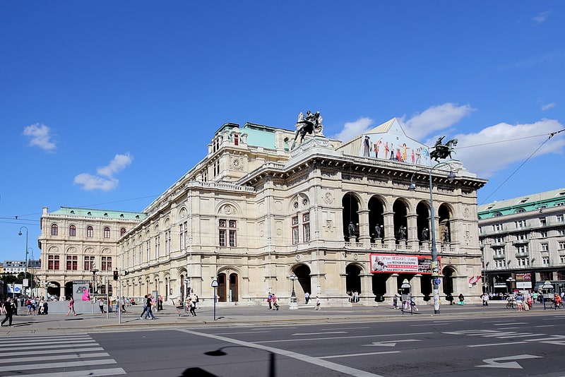 Opera house in Vienna, Austria