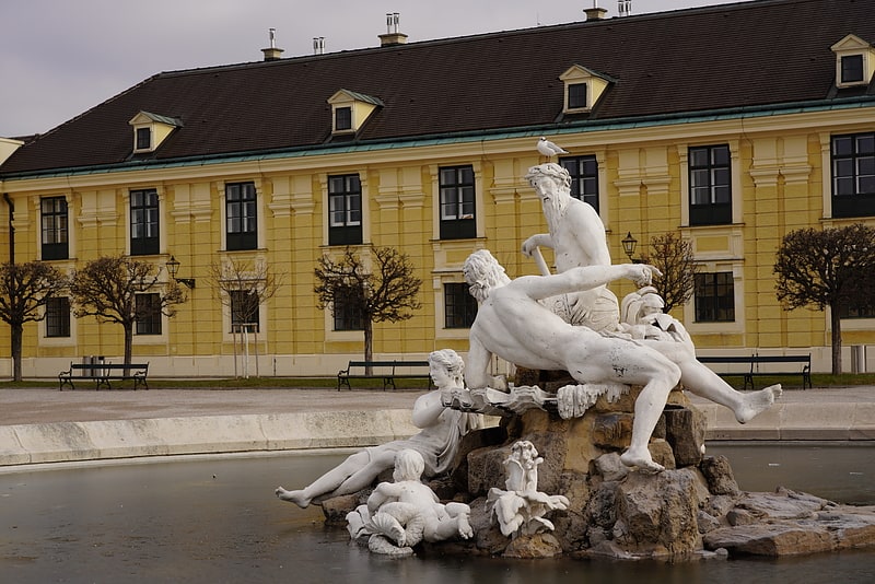 Sculptures in the Schönbrunn Garden