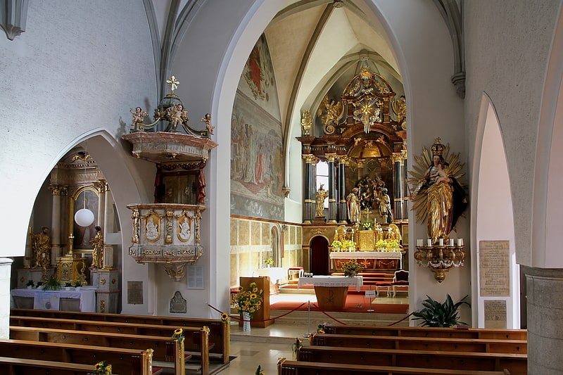 Katholische Kirche in Gmunden, Österreich