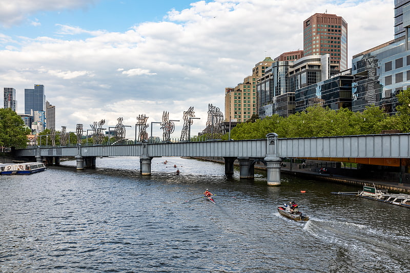 Pont à poutres à Melbourne, Australie