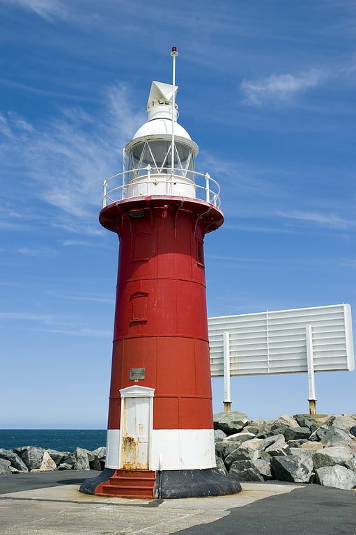 Leuchtturm in North Fremantle, Australien