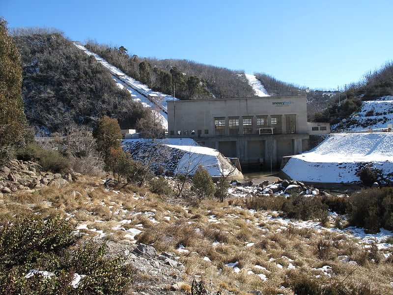 Hydroelectric power plant in Kosciuszko National Park, Australia
