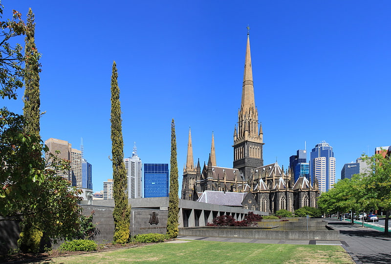 Basilique dans l'East Melbourne, Australie