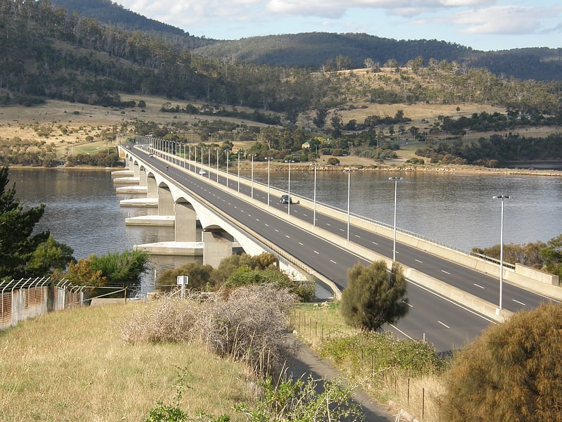 Pont à la ville de Hobart, Australie