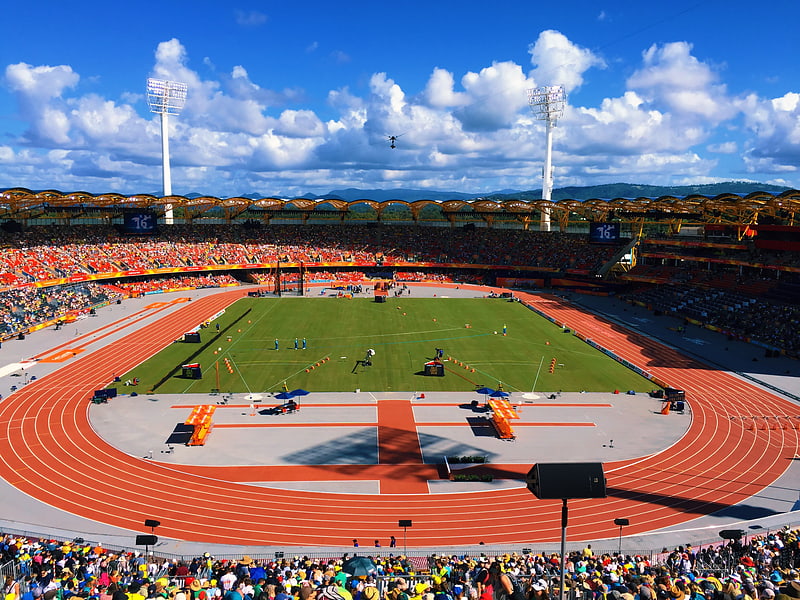 Stadium in Carrara, Australia