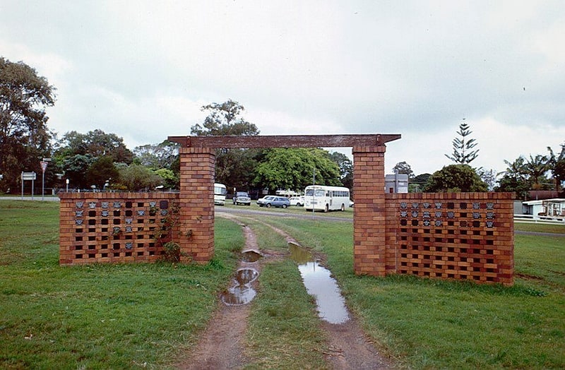Cemetery in Dunwich, Australia