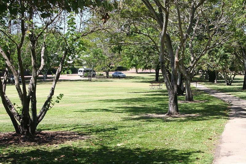 Memorial park in the Charters Towers City, Queensland, Australia