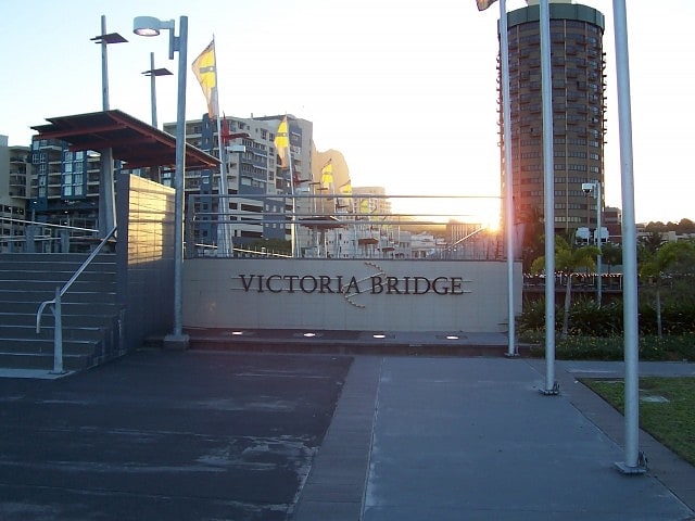 Swing bridge in Australia