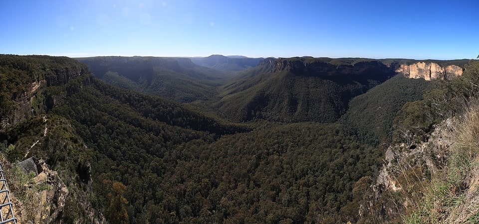 Vista point in Blue Mountains National Park, Australia