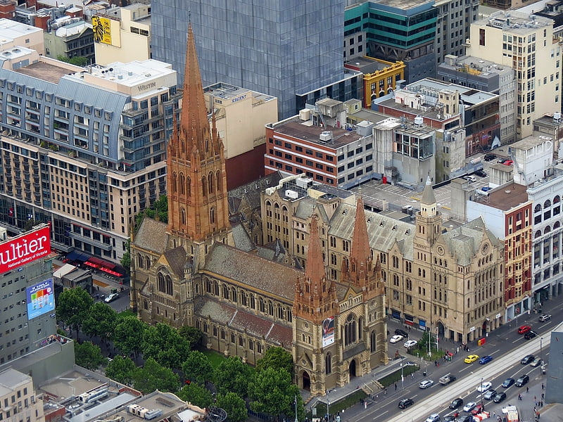 Cathedral in the City of Melbourne, Australia