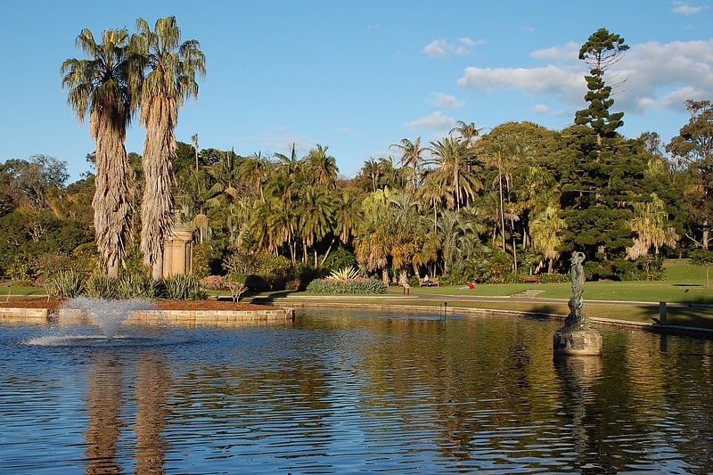 Botanical garden in Sydney, Australia