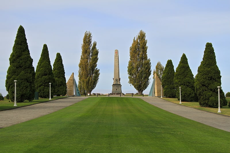 Memorial park in Queens Domain, Australia