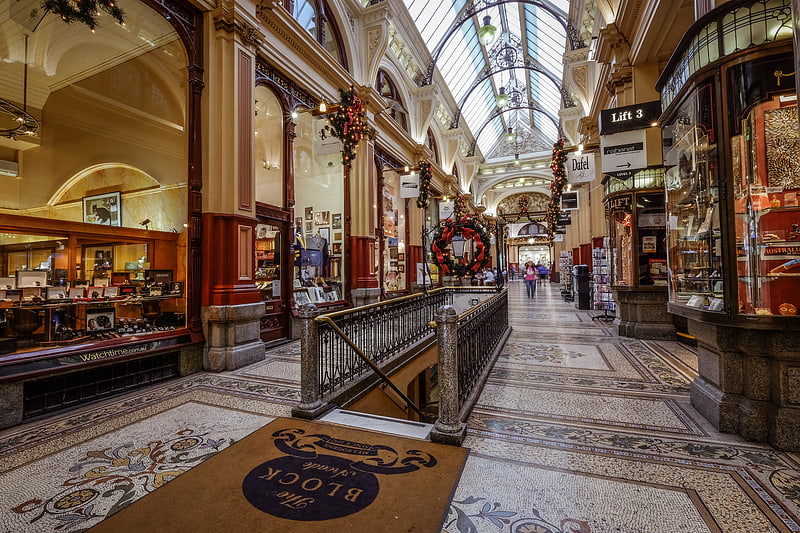 Arcade in the City of Melbourne, Australia