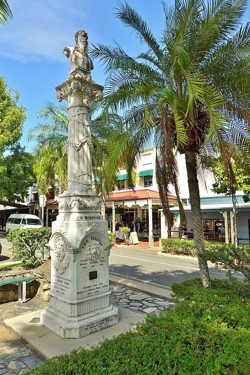 Monument in Port Douglas, Australia