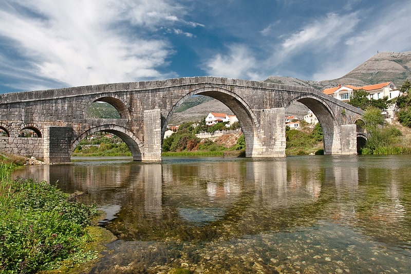 Arch bridge in Trebinje, Bosnia and Herzegovina