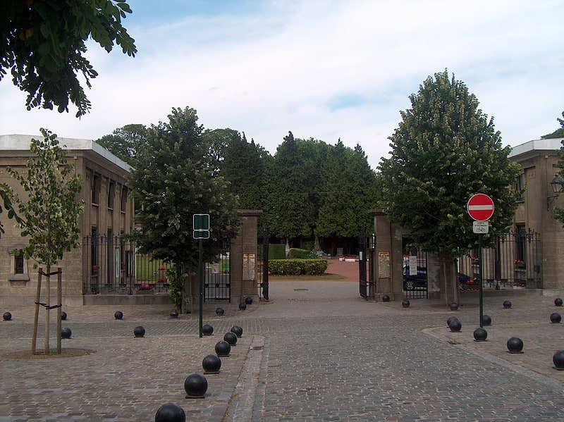 Cemetery in Schaerbeek, Belgium