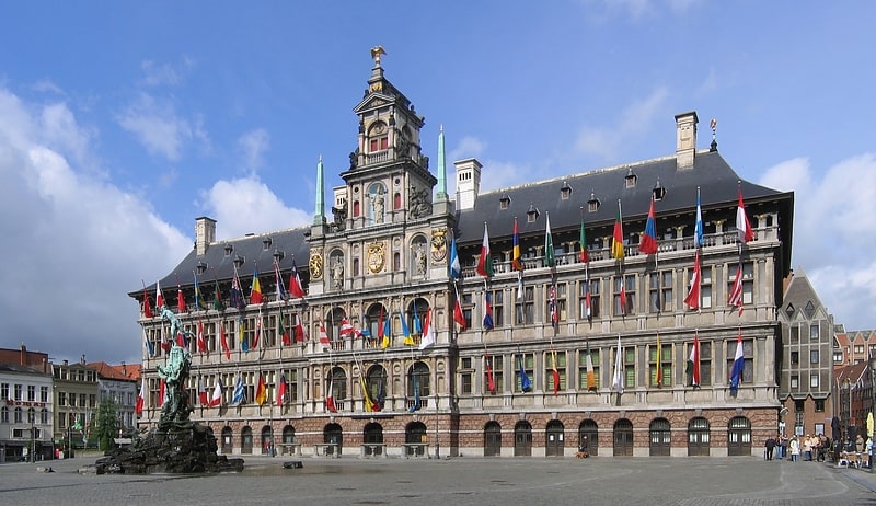 Ratusz w Antwerpii, Belgia