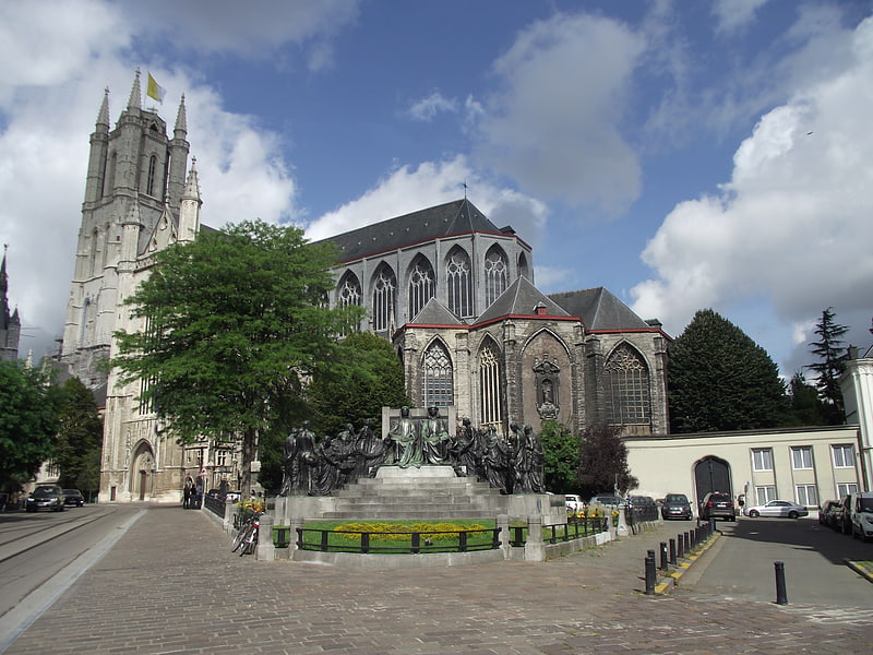 Cathédrale à Gand, Belgique