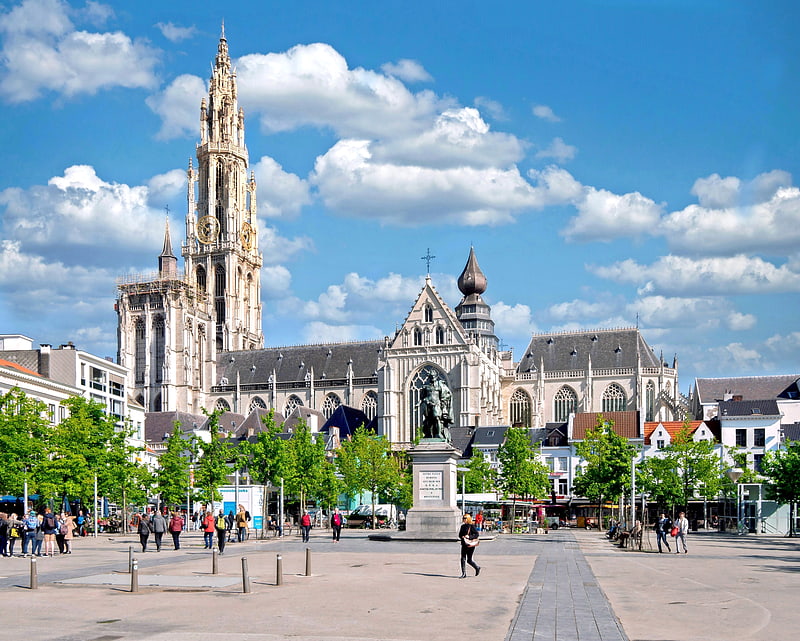 Cathedral in Antwerp, Belgium