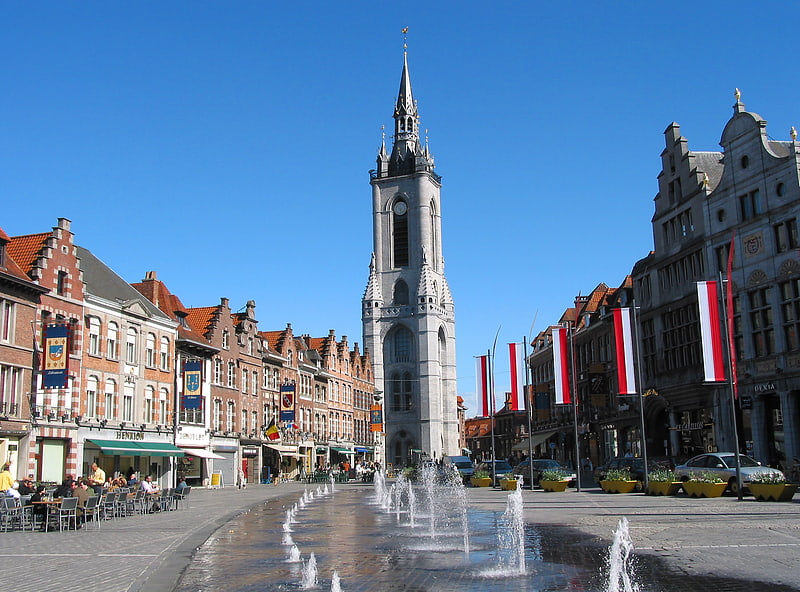 Tower in Tournai, Belgium