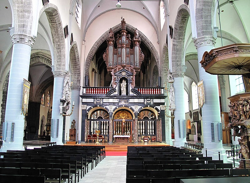 Catholic church in Bruges, Belgium