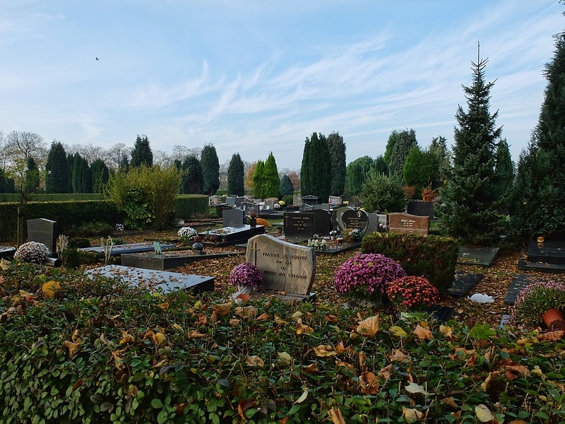 Cemetery in Antwerp, Belgium