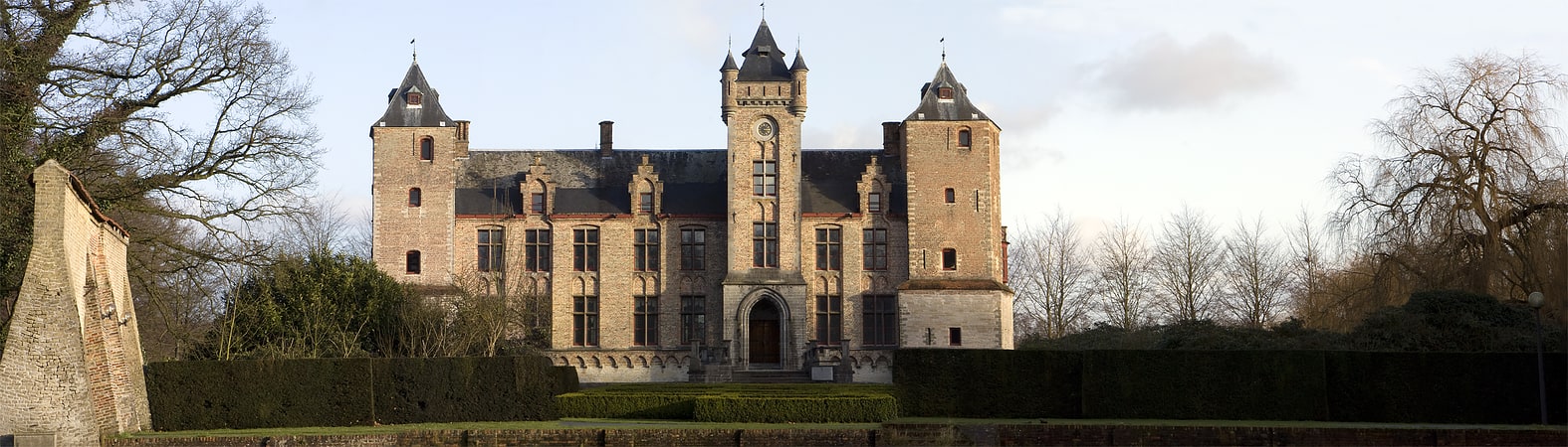 Château fort à Bruges, Belgique