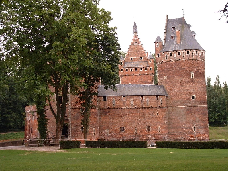 Schloss in Beersel, Belgien
