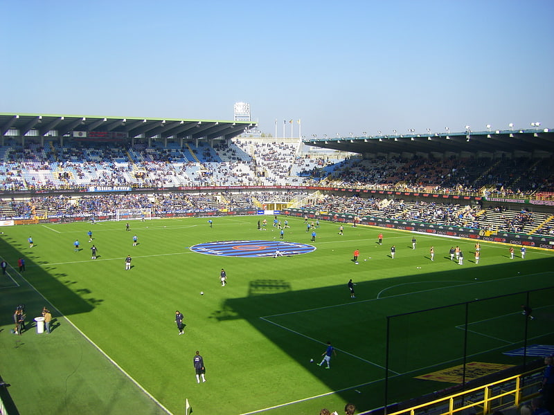 Stadion in Brügge, Belgien