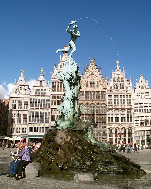 Skulptur in Antwerpen, Belgien