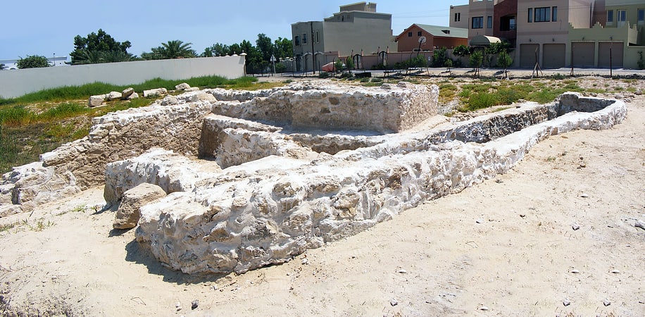 Archaeological site in Diraz, Bahrain