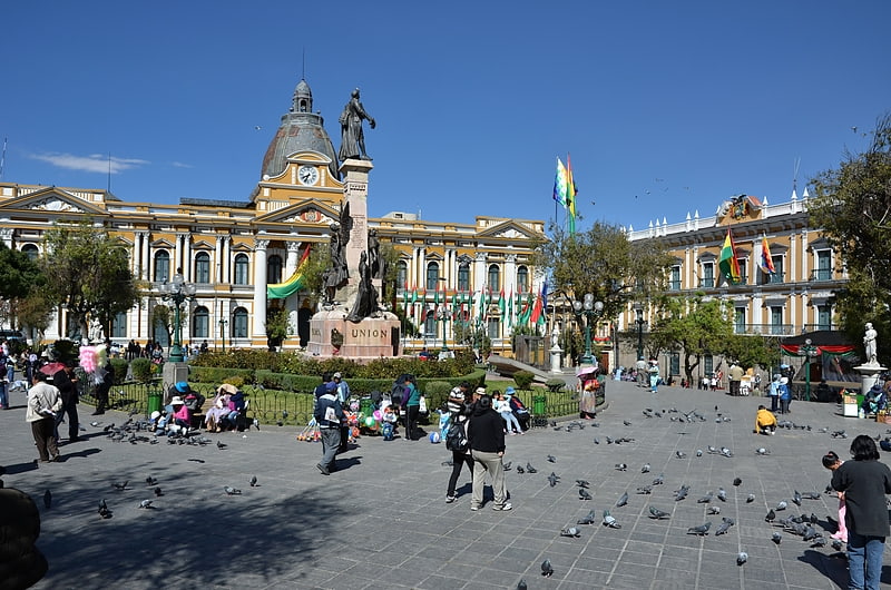 Park in La Paz, Bolivia