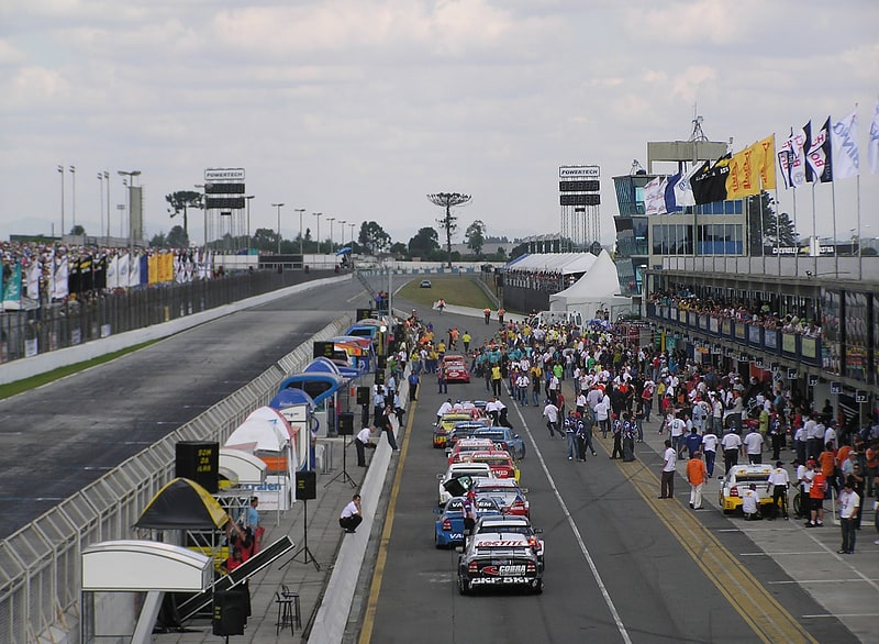 Car racing track in Pinhais, Brazil