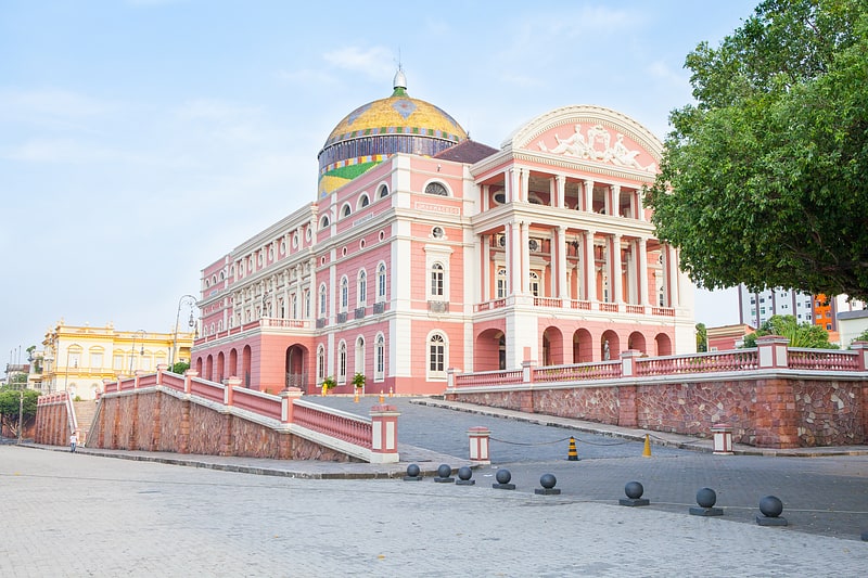 Teatro de ópera en Manaos, Brasil