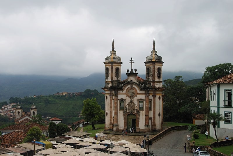 Church in Ouro Preto, Brazil