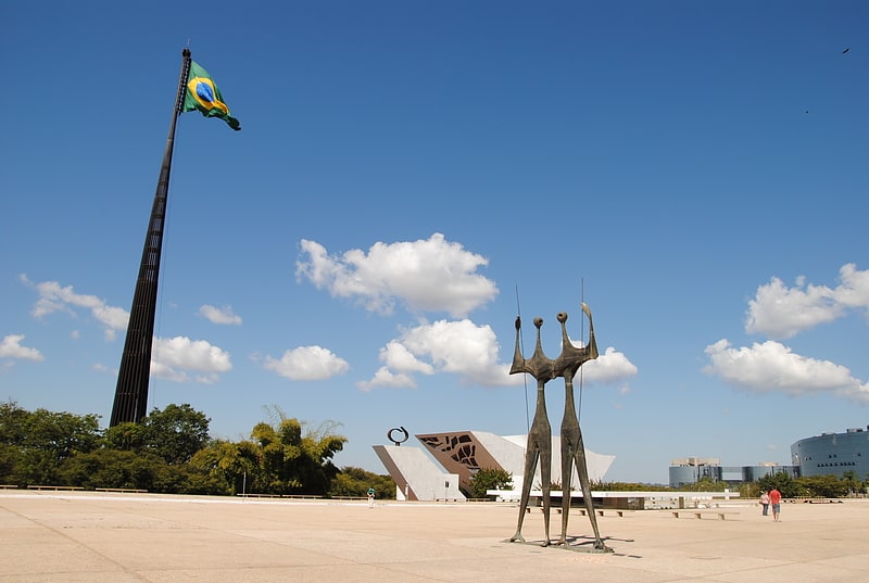 Plaza in Brasília, Brazil