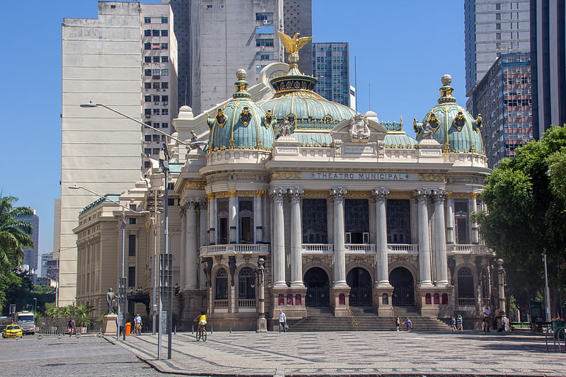 Opera house in Rio de Janeiro, Brazil