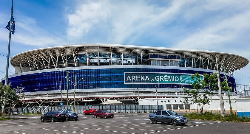 Stadium in Porto Alegre, Brazil