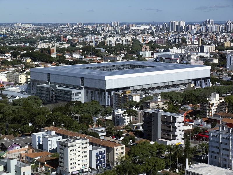 Estadio en Curitiba, Brasil